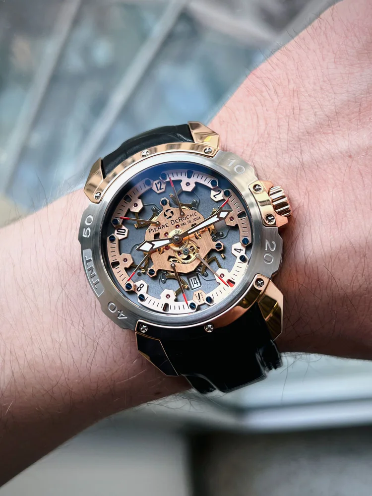 Pierre DeRoche TNT ROYAL RETRO GOLD Limited Edition Box+Papers 2010